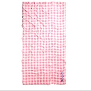 Crewcuts Girls' Towel in Pink Gingham NWT